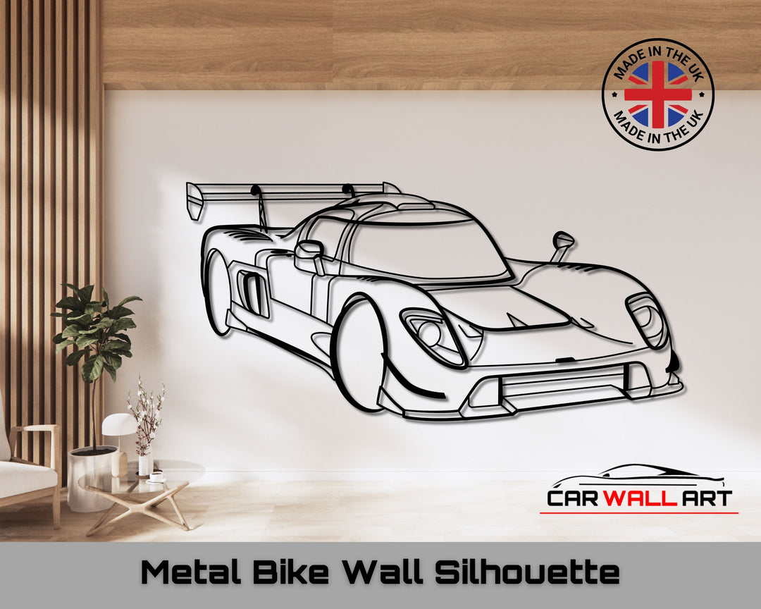 Ultima RS Front Angle, Silhouette Metal Wall Art