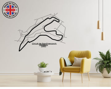 Spa-Francorchamps Metal Wall Art