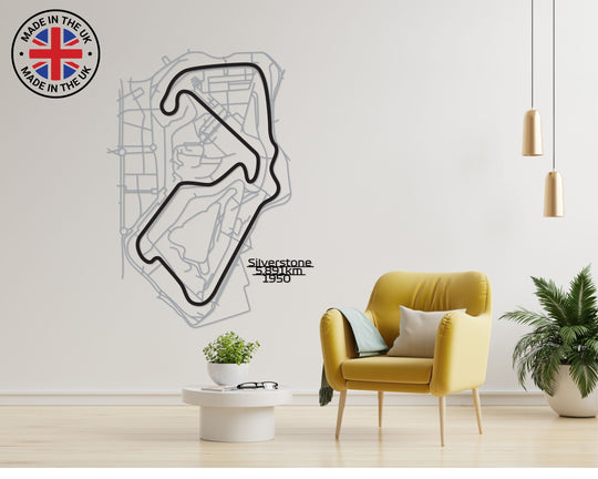 Silverstone Circuit Metal Wall Art