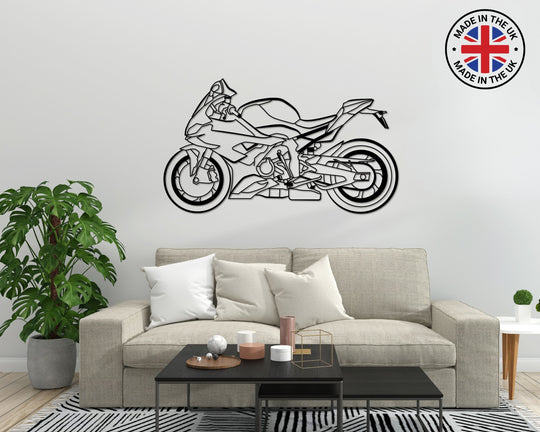 M1000 RR, Detailed Silhouette Metal Wall Art