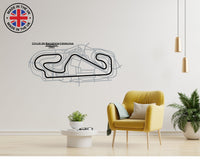 Circuit de Barcelona-Catalunya Metal Wall Art