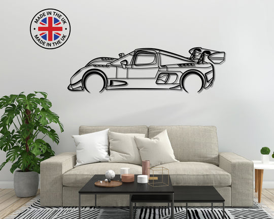 Ultima RS, Detailed Silhouette Metal Wall Art