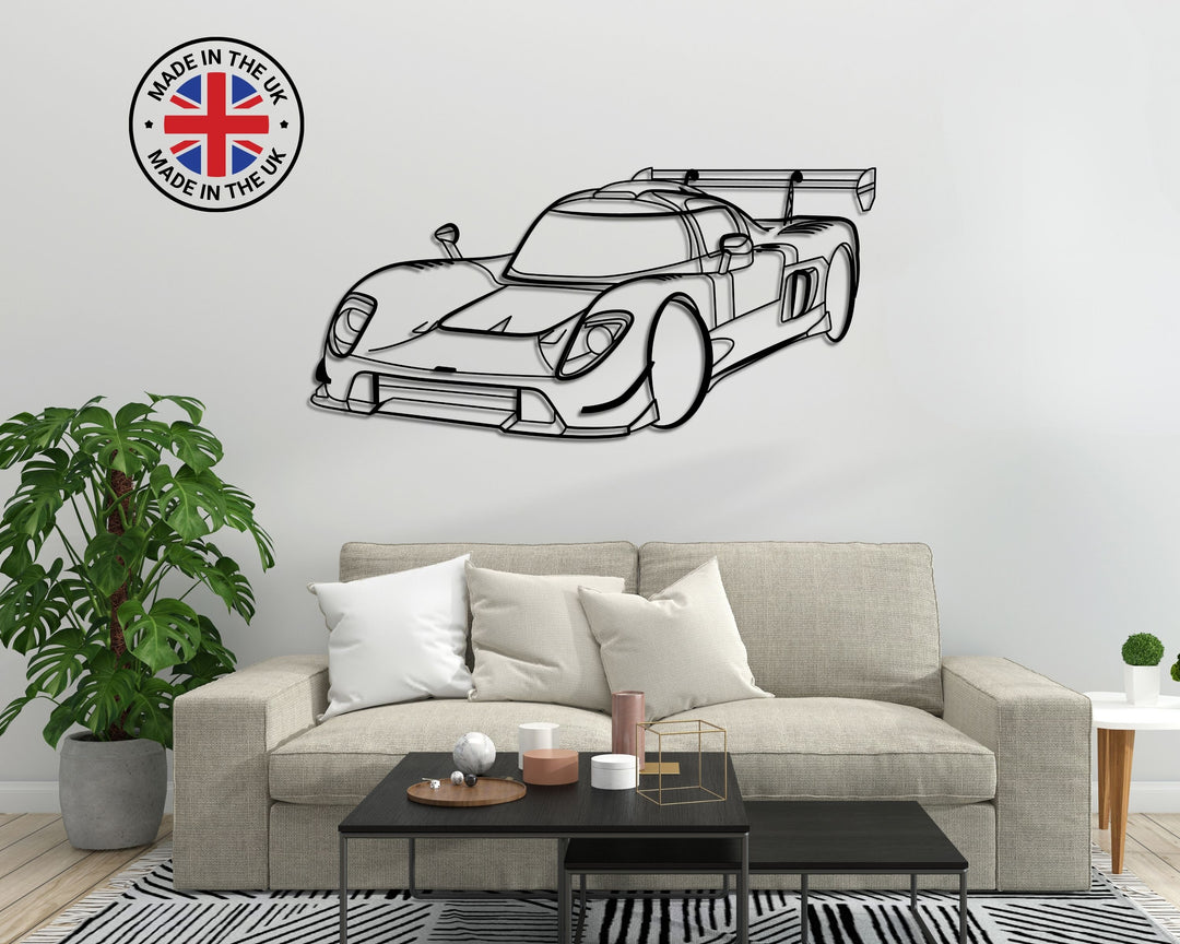 Ultima RS Front Angle, Silhouette Metal Wall Art