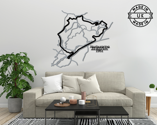 Nurburgring Metal Wall Art