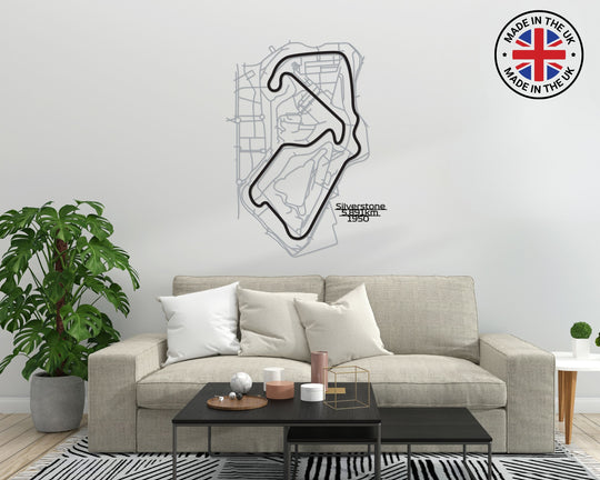 Silverstone Circuit Metal Wall Art