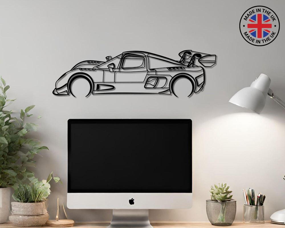 Ultima RS, Detailed Silhouette Metal Wall Art