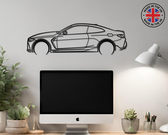 M4 Competition, Detailed Silhouette Metal Wall Art