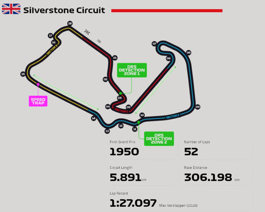 Silverstone Circuit Metal Wall Art