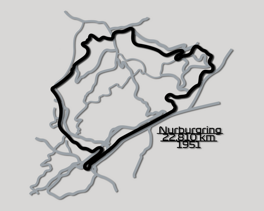 Nurburgring Metal Wall Art