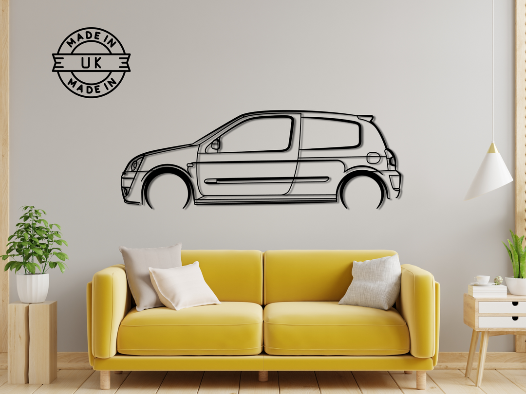 Clio 182 Cup, Detailed Silhouette Metal Wall Art