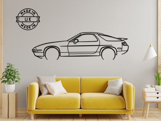 928 S4, Detailed Silhouette Metal Wall Art