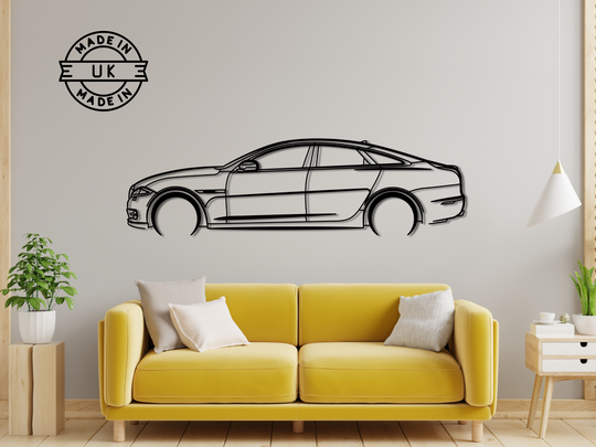 XJ ( X351 ), Detailed Silhouette Metal Wall Art