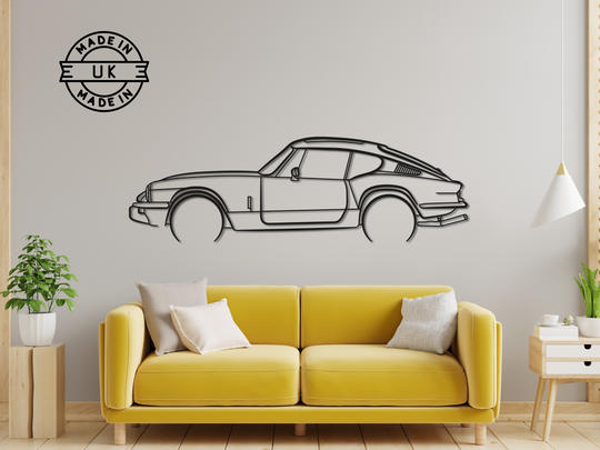 GT6, Detailed Silhouette Metal Wall Art