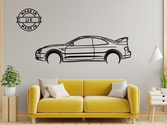 Celica GT-Four, Detailed Silhouette Metal Wall Art