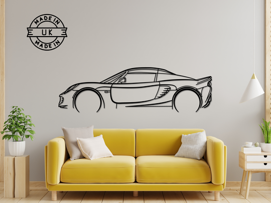 Elise Series 2, Detailed Silhouette Metal Wall Art