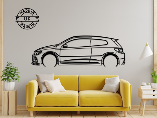 Scirocco 2018, Detailed Silhouette Metal Wall Art