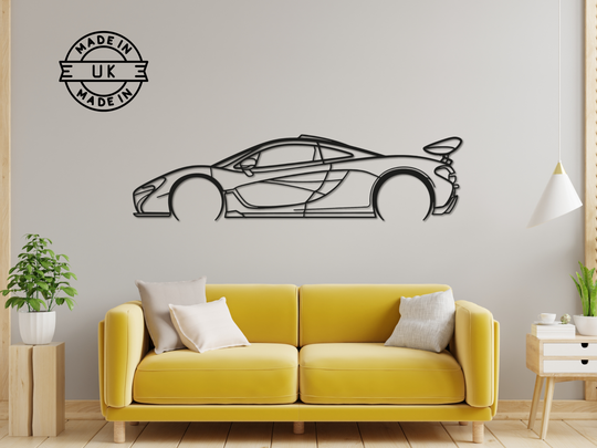 P1, Detailed Silhouette Metal Wall Art