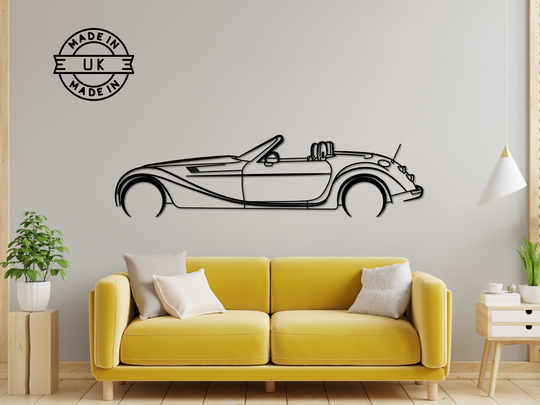 Himiko Roadster, Silhouette Metal Wall Art