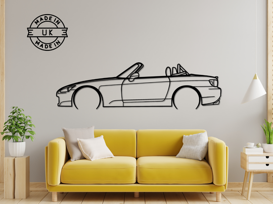 S2000, Detailed Silhouette Metal Wall Art