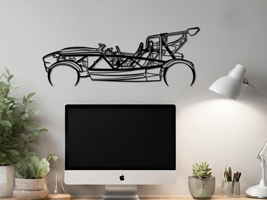 MEV Exocet, Detailed Silhouette Metal Wall Art