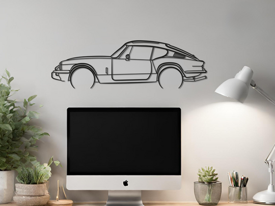 GT6, Detailed Silhouette Metal Wall Art