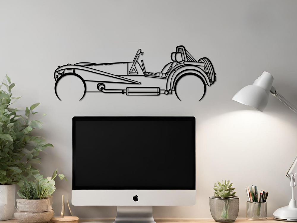 Super Seven, Silhouette Metal Wall Art