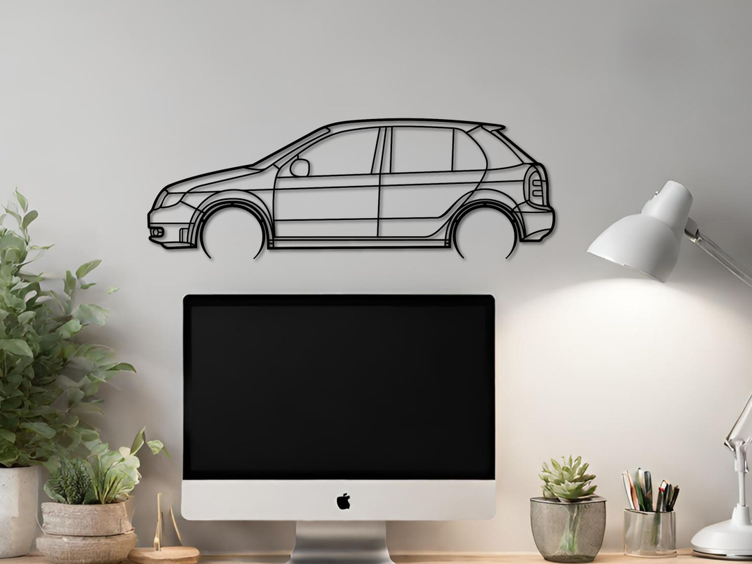 Fabia VRS, Detailed Silhouette Metal Wall Art