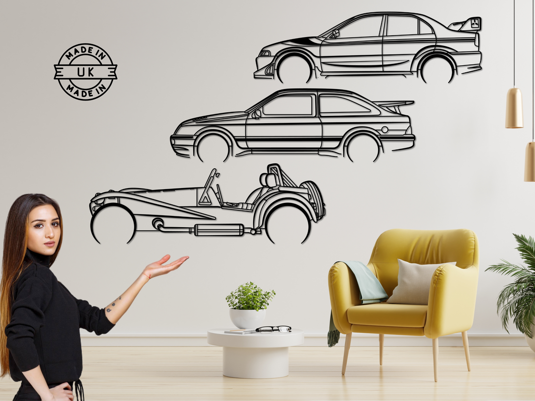 Custom Design - Your Custom Car Silhouette Metal Wall Art