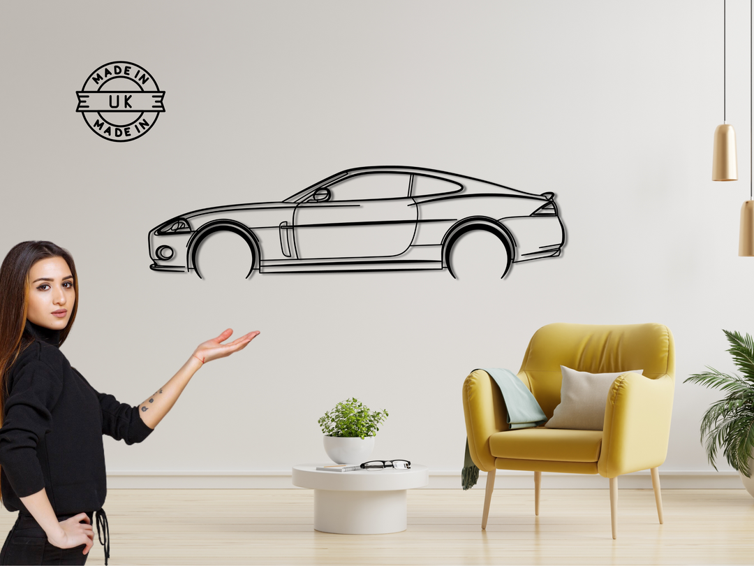 XK ( X150 ), Detailed Silhouette Metal Wall Art